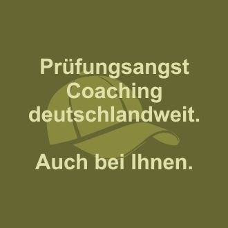 Prüfungsangst Coaching biete ich deutschlandweit an. Auch bei Ihnen.