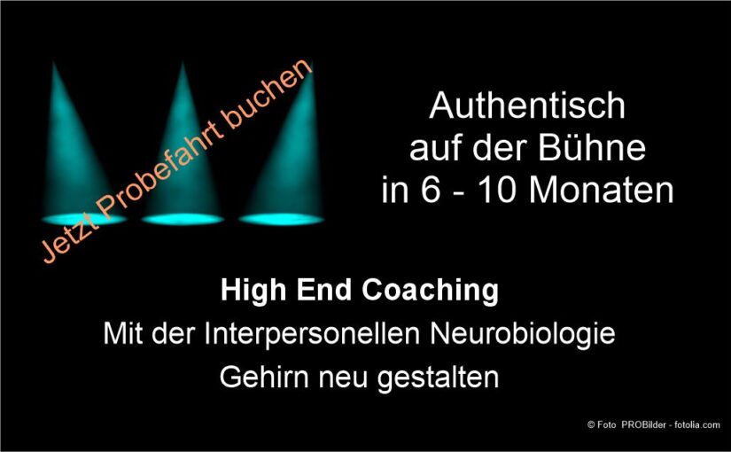 Authentisch auf der Bühne